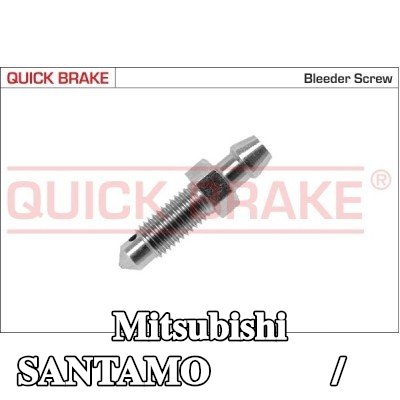 QUICK BRAKE برغي/صمام التهوية — Mitsubishi Santamo