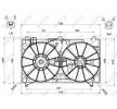 NRF Fan, radyatör 353mm, radyatör fan kapağı — Lexus Gs (5)