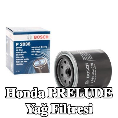 BOSCH İki çek valflı yağ filtresi — Honda Prelude