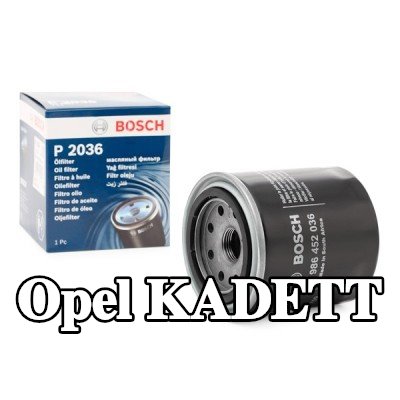 BOSCH فلتر الزيت مع صمامين مانعين للرجوع — 1990 Opel Kadett