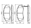 BOSCH Fren balatası seti 18, 1mm, gıcırtı önleyici plaka ile — Honda Shuttle (11)