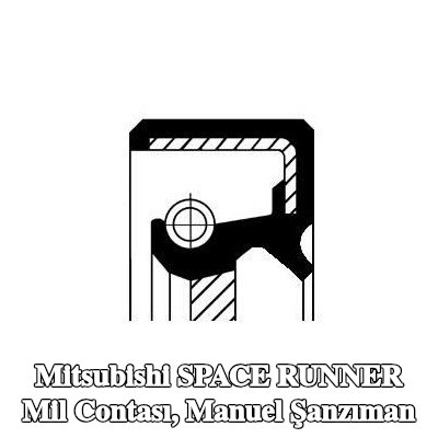 CORTECO Mil Contası, manuel şanzıman Tahrik Aksı — Mitsubishi Space Runner