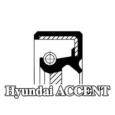 CORTECO حشية العمود, ناقل الحركة اليدوي محور الدفع — Hyundai Accent