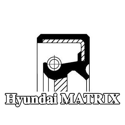 CORTECO حشية العمود, ناقل الحركة اليدوي محور الدفع — Hyundai Matrix