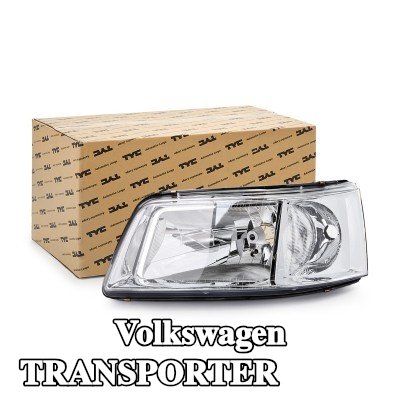 TYC المصباح الأمامي الأيسر, H4, مع حامل لمبة, مع محرك كهربائي — 2012 Volkswagen Transporter