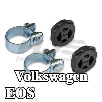 HJS طقم تركيب العادم مع المشابك — 2008 Volkswagen Eos