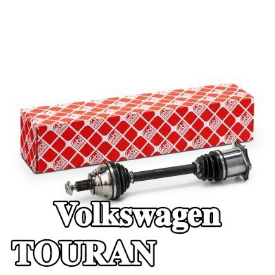 FEBI BILSTEIN عمود الدفع المحور الأمامي الأيسر, مع برغي — Volkswagen Touran