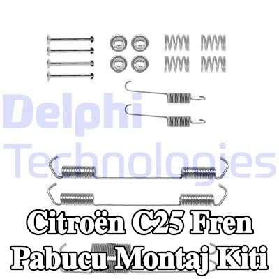 DELPHI Fren pabucu montaj kiti — Citroën C25