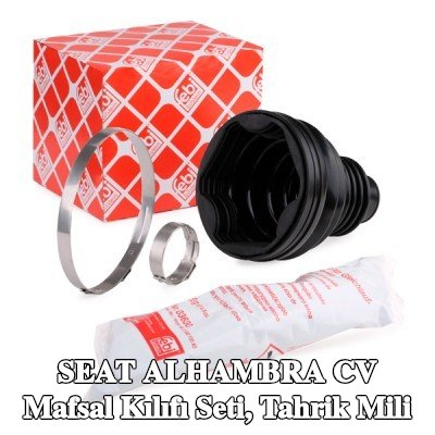 FEBI BILSTEIN CV kılıf kiti, tahrik mili şanzıman tarafı, Termoplast — SEAT Alhambra