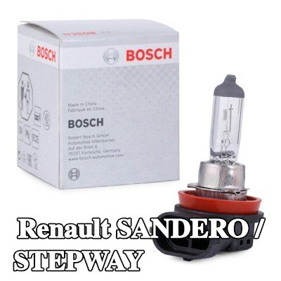 BOSCH لمبة الضوء العالي H11, 55W, 12V — 2012 Renault Sandero / Stepway