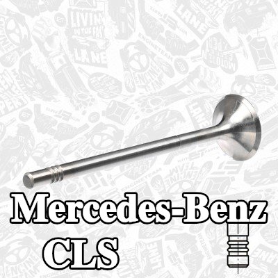 ET ENGINETEAM صمام العادم جانب العادم, صمام مطلي بالكروم — 2005 Mercedes-Benz Cls