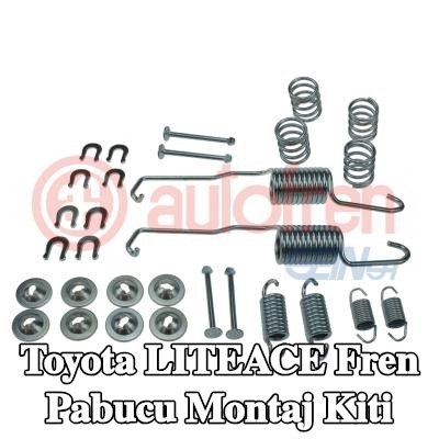 AUTOFREN SEINSA Arka aks fren pabucu montaj kiti — Toyota Liteace
