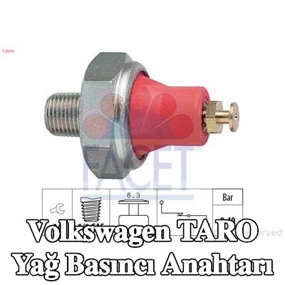 FACET İtalya'da üretilmiş yağ basıncı şalteri - OE eşdeğeri — Volkswagen Taro