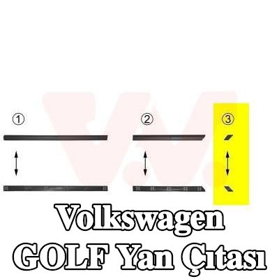 VAN WEZEL Yan çıtası — Volkswagen Golf