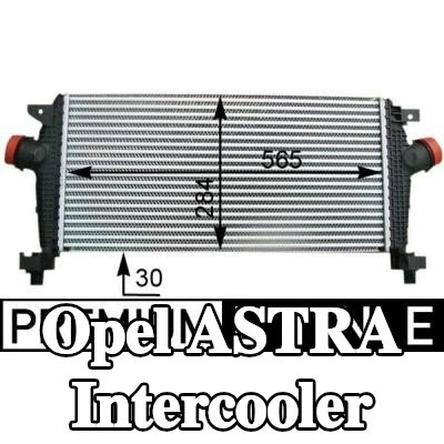 MAHLE Intercooler — 2012 Opel Astra