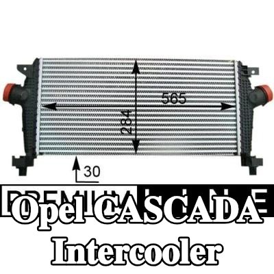 MAHLE Intercooler — 2017 Opel Cascada