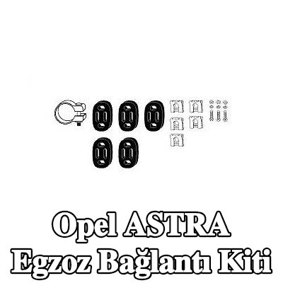 VEGAZ Egzoz bağlantı kiti — 1992 Opel Astra