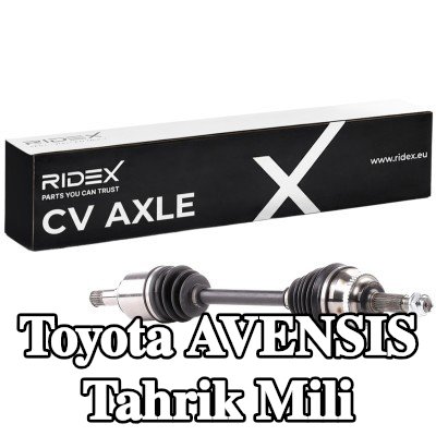 RIDEX Tahrik mili Ön Aks Sol, 639mm — 2002 Toyota Avensis