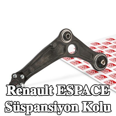 FEBI BILSTEIN Ön Aks Sol Süspansiyon Kolu, Sol, Çelik Sac, bilyeli mafsal ile, lastik yastıklı — Renault Espace