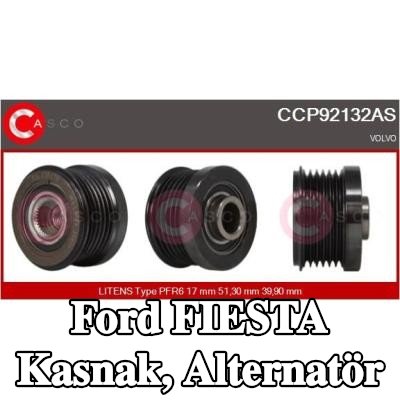 CASCO Kasnak, alternatör — Ford Fiesta