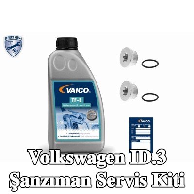 VAICO Şanzıman servis kiti Ön Aks, yağ tahliye tapalı, standart yağ değişimi için yağ miktarı ile — Volkswagen Id.3
