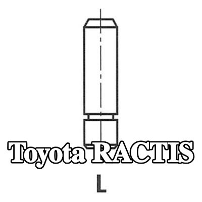 FRECCIA أدلة الصمامات — Toyota Ractis