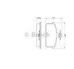 BOSCH Fren balatası seti 14, 5mm, gıcırtı önleyici plaka ile — SEAT Terra (4)