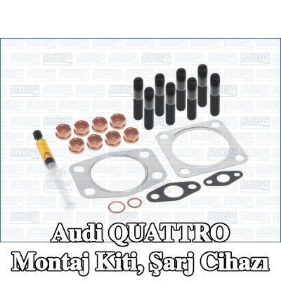 AJUSA Montaj Kiti, conta/sızdırmazlık elemanları ile şarj cihazı — Audi Quattro