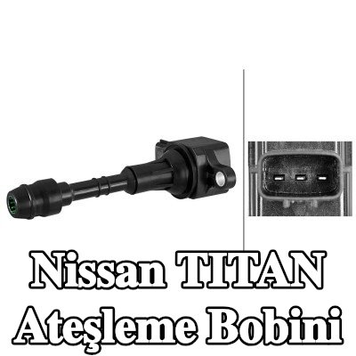 HELLA Ateşleme bobini 3 pimli konektör — 2003 Nissan Titan