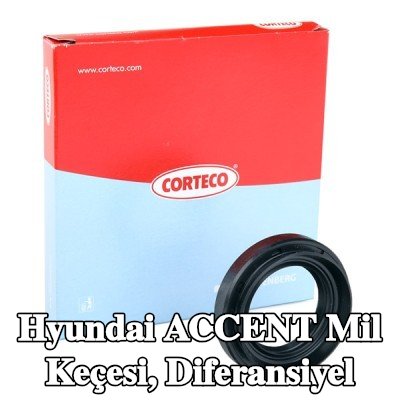 CORTECO Mil Contası, diferansiyel Tahrik Aksı — 2000 Hyundai Accent