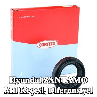 CORTECO Mil Contası, diferansiyel Tahrik Aksı — Hyundai Santamo