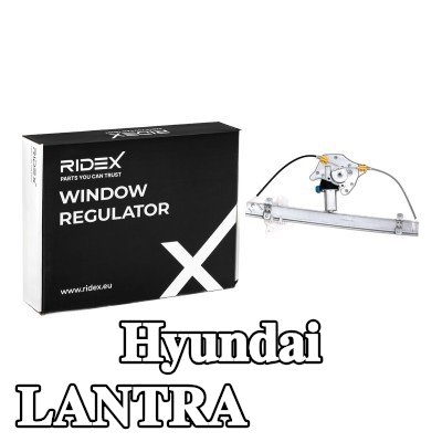 RIDEX مُحرك نافذة أمامي أيسر, كهربائي, مع محرك كهربائي — Hyundai Lantra