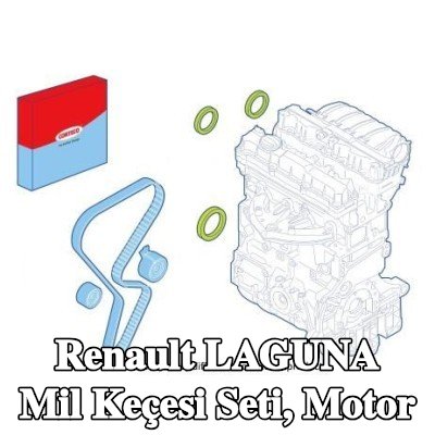 CORTECO Mil Conta Seti, motor kasnağı tarafı — 1995 Renault Laguna