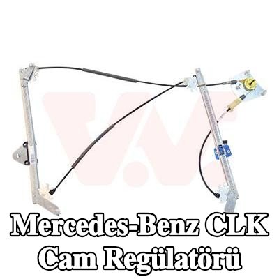 VAN WEZEL Sol ön cam regülatörü, Elektrikli, elektrik motoru olmadan — Mercedes-Benz Clk