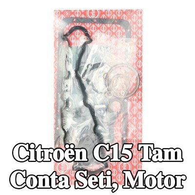 ELRING Tam Conta Seti, krank mili contalı motor, valf gövdesi contalı, silindir kafası contası olmadan, egzoz manifoldu contası ile (ler), emme manifoldu contası/contaları ile — 2000 Citroën C15