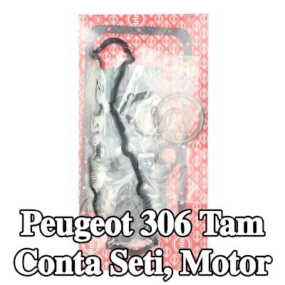 ELRING Tam Conta Seti, krank mili contalı motor, valf gövdesi contalı, silindir kafası contası olmadan, egzoz manifoldu contası ile (ler), emme manifoldu contası/contaları ile — 2002 Peugeot 306