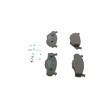 BOSCH Fren balatası seti 14, 7mm, yaylı — 2000 SEAT Ibiza (9)