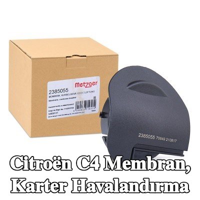 METZGER Membran, karter havalandırma — Citroën C4