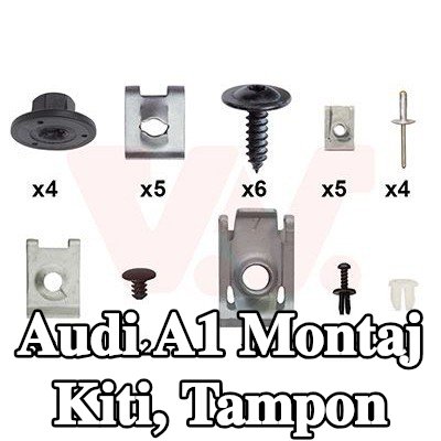 VAN WEZEL Montaj Kiti, tampon — Audi A1