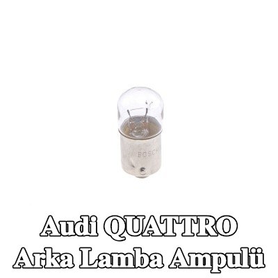 BOSCH Arka lamba ampulü — Audi Quattro