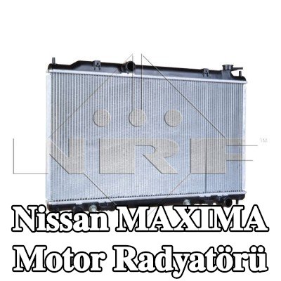 NRF Motor radyatörü EASY FIT, Alüminyum, adaptör ile — Nissan Maxima