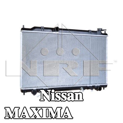 NRF مبرد المحرك EASY FIT, الألومنيوم, مع محول — Nissan Maxima