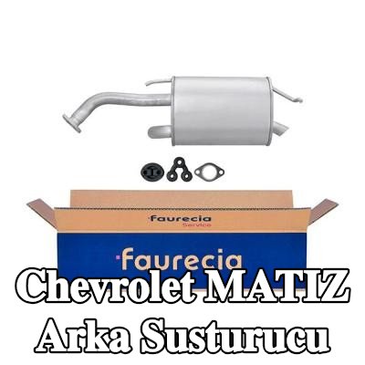 HELLA Arka susturucu Arka, montaj parçaları ile — Chevrolet Matiz