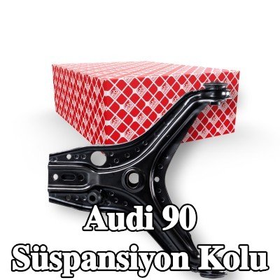 FEBI BILSTEIN Ön Aks Sol Süspansiyon Kolu, Alt, Çelik Sac, rotil olmadan — Audi 90