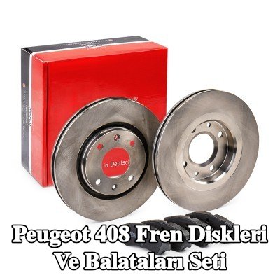 MAPCO Fren diskleri ve balataları seti Ön Aks, Havalandırmalı — Peugeot 408