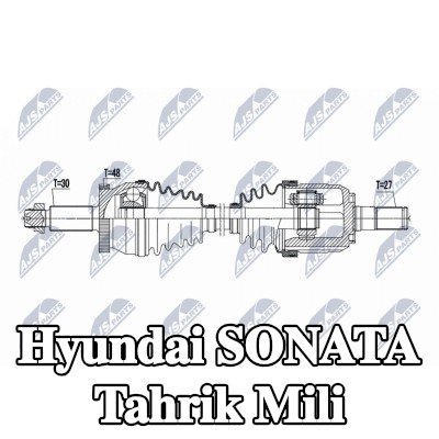NTY Tahrik mili Ön Aks Sol, 670mm — Hyundai Sonata