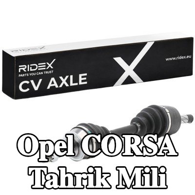 RIDEX Tahrik mili Ön Aks Sol, 540mm — 1990 Opel Corsa