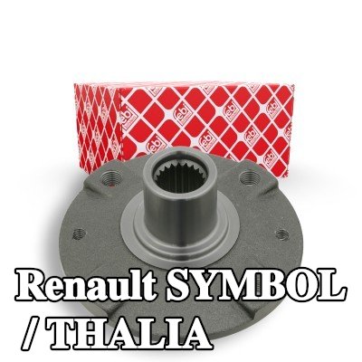 FEBI BILSTEIN محور العجلة المحور الأمامي, بدون محمل عجلة — 2000 Renault Symbol / Thalia