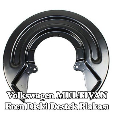 METZGER Fren diski destek plakası Arka Aks Sol, Arka Aks Sağ — Volkswagen Multivan