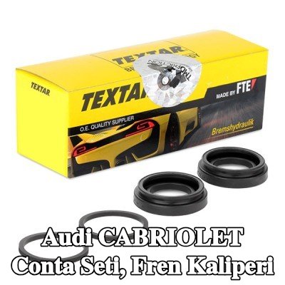 TEXTAR Conta seti, pistonsuz fren kaliperi — Audi Cabriolet